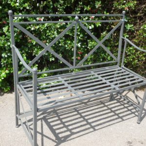 Folding garden bench. £155.00